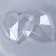 The basis for creativity and decoration "Heart", set of 2 pcs., Size 1 pc. - 10 × 10 × 6 cm