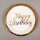 Paper plates "Happy Birthday", in a set of 6 pieces