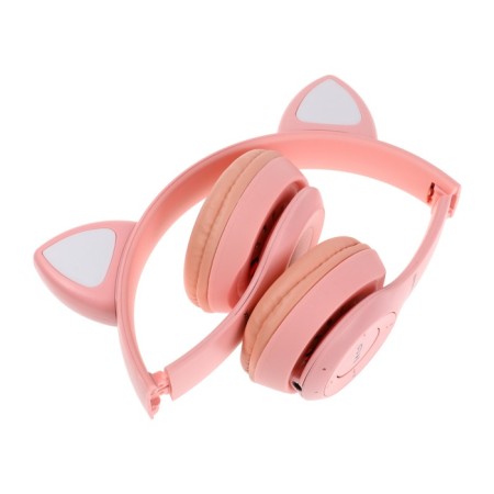 Headphones Ergolux ElX-BTHP02-C14, wireless, invoices, microphone, 250mach, FM, pink-5