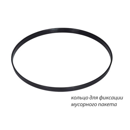 Garbage bucket of sensory Pioneer WB424B, 42 l, black color-11
