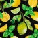 Apron kitchen "lemons" 70x60 cm, 100% cotton, reps 210 g/m2