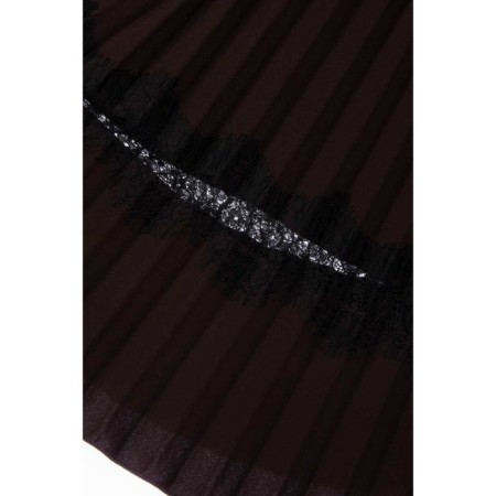 Women's skirt, size 42, brown color-4