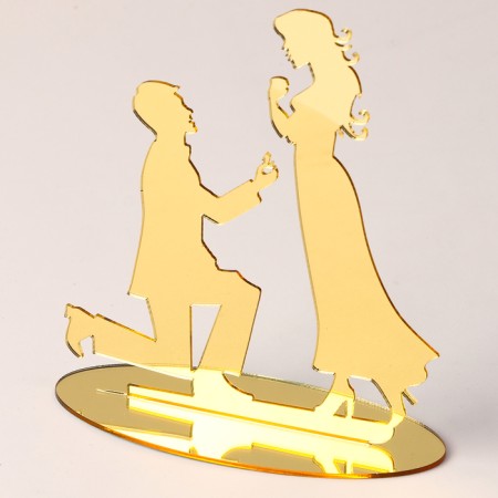 Topper "offer", color gold