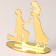 Topper "offer", color gold