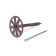 Dubel "Rice tox" DIM, for thermal insulation, with a metal nail, 10x100 mm, 250 pcs