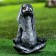 Figure "Hare Yoga" 26x19x11sm, silver