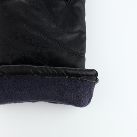 Gloves male, dimensionless, with insulation, black color-3
