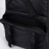 A backpack with a zipper, "saxi", outer pocket, black color