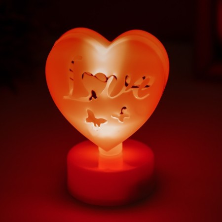 Spinker "Heart" LED from batteries CR2032 MIX 7x5x3.5 cm Risalux-3