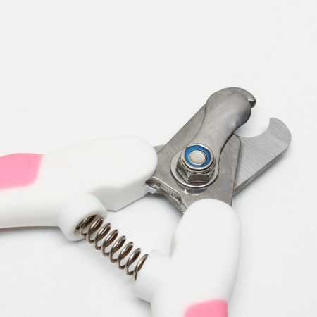 Coogers of the side with non-losing handles, medium, hole 9 mm, white-pink-2
