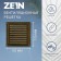 Ventilation grate Zein luxury RM1515Z, 150 x 150 mm, with a grid, metal, gold