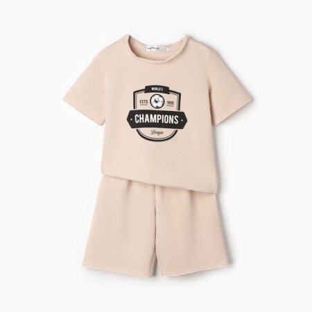 Costume for a boy (T -shirt, shorts) KAFTAN "Champions", height 110 cm