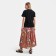Women's costume (T -shirt/skirt), black/brown color, one size size