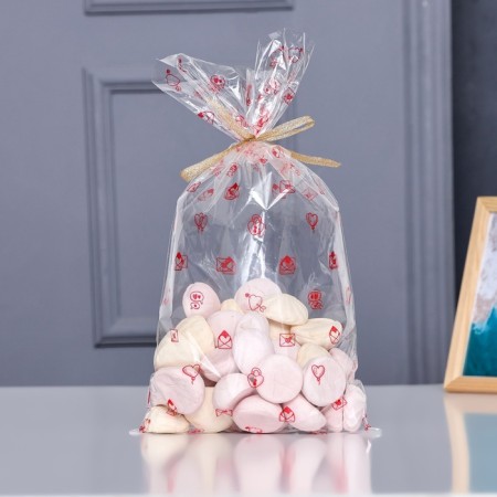 Package Packy BOPP, "Love House" 20*35 cm set 50 pcs