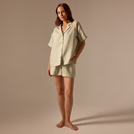 Female suit (shirt and shorts) SL Home p. M, light green-7