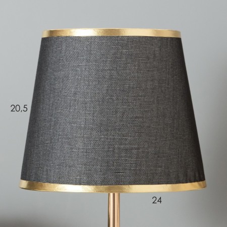 Table lamp "waist" 1x40W E27 Black/gold 25x25x43cm-2
