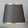 Table lamp "waist" 1x40W E27 Black/gold 25x25x43cm