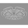LED LED LED Ambrella Light, Original, FA8892, 9XLED, 210 W, 15750LUM, 3000-6400K, white color, chrome