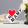 Stele "I love mom" 15x10x4cm