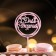 Topper "Happy Birthday", circle, pink color