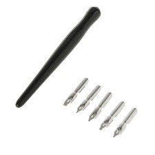 A set of Potions of poster flat 5 pieces: No.: 1 (3 mm), 2 (2.3 mm), 3 (1.5mm), 4 (1 mm), 5 (0.65 mm) + holder, ZHK 
