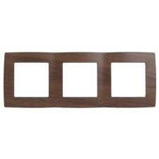 The frame for the switch for 3 posts, era12, wenge