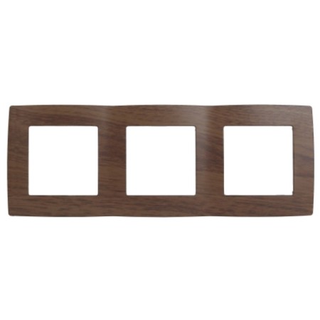 The frame for the switch for 3 posts, era12, wenge