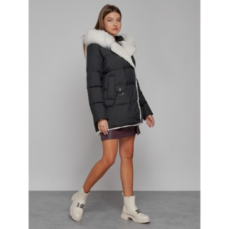 Winter jacket, size 44, black color-2