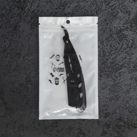 Dangerous razor, shavett, without blades, 13.3 × 21 × 2.8 cm, steel, black color-14