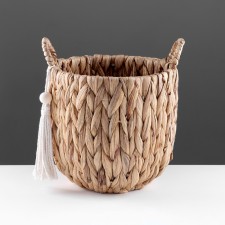 Storage basket with handles 