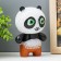 Night Panda Led RGB from 3xlr44 7x7x111cm Risalux batteries