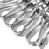 Carabiners for Key, 6 pcs, 47 × 50 mm, silver color