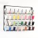 Organizer-book for threads, wall/table, with a stand, 40 × 31 cm, black color