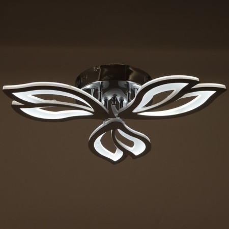 Chandelier gallop LED leaf fall 60W LED 2700-4200K chrome 58x58x9.5cm-3