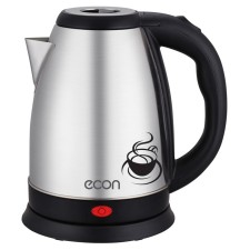 ECO-1791ke kettle, metal, electric, 1.8 l, 1500 watts, silver color