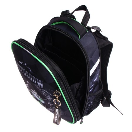 School backpack 38 x 30 x 16 cm, ergonomic back, Stavia "Moto"-8