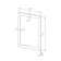 Wall mirror "Iceberg", 60 × 74 cm, Rama MDF, 55 mm