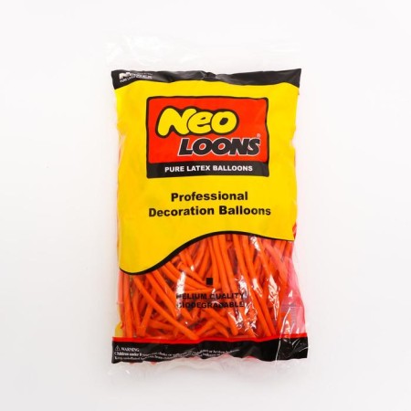 A ball for tweeting latex 150 ", standard, set of 100 pcs., Orange color-1