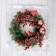 New Year's Wreath D-30 cm "Berries are red and cones"