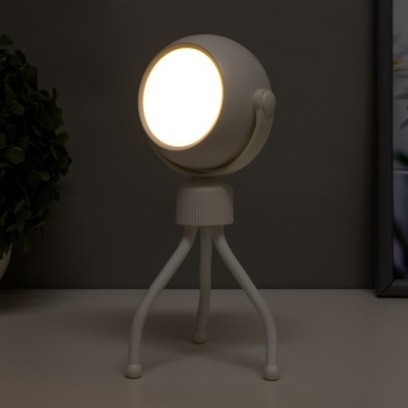 Octopus table lamp LED 2W USB AKB White 6x6x20.5 cm Risalux-4