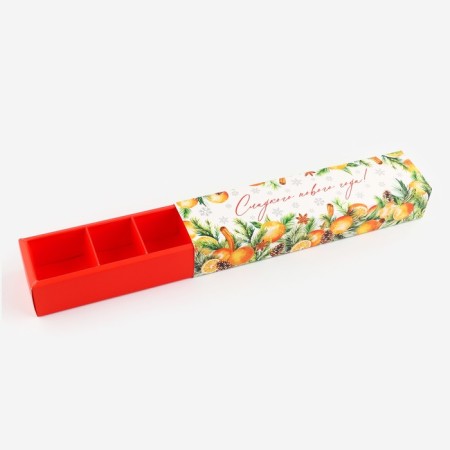 Box for sweets "New Year's botanist", 5 x 21 x 3.3 cm, New Year-4