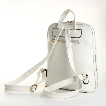 City backpack on lightning, white color-1