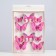 Butterflies for decor and floristry, on the clothespin, plastic, mix, 5 cm and 8 cm
