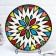 Largan Rishtan ceramics "Atlas", 36 cm, multi -colored