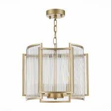 Люстра подвесная St Luce. SL1234.203.03. Cosenza. 3х60 Вт, E14, 41х41 см, цвет шампань