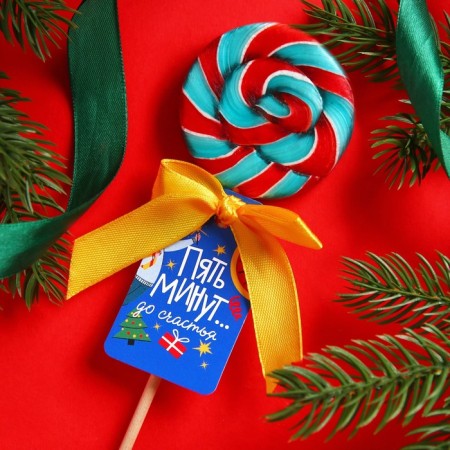 Lolling on the stick "Five minutes until happiness", taste: Grapefrut-gua, 15 g.-2