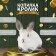 The piggy bank "Rabbit No. 1 is white with black tips" height 14 cm, width 10 cm, length 18 cm.
