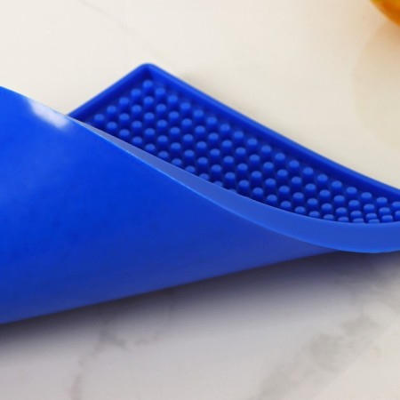 Bar rug of shade, 30 × 15 × 0.9 cm, rubber, blue color-3