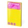 Block with a sticky edge paper 75x125 mm Erichkrause "Neon", 100 sheets, 4 colors. With Linovka