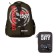 Frame backpack 36 x 28 x 17 cm, + pencil case, Bruno visconti "Militari"